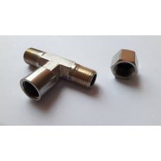Двійник TS-23  1/8" внутр. с заглушкой на две 1/8" нар.