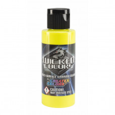 Wicked Fluorescent Yellow w024 (флуоресцентна жовта), 60 мл