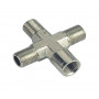 Трійник 1/8 "внутр. На три 1/8" нар TS-24