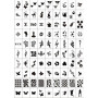 Трафарети-наклейки для Nail-art №2