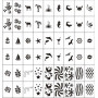 Трафарети-наклейки для nail-art Літо