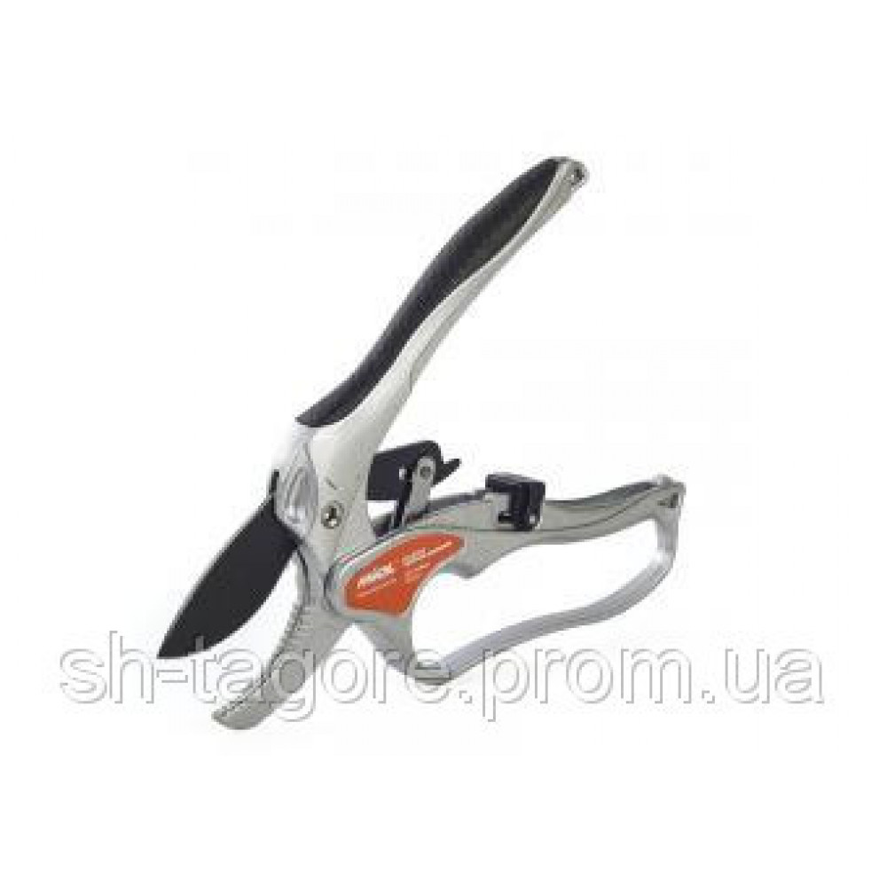 Секатор титановий з храповим механізмом, 200мм. Код 99-010