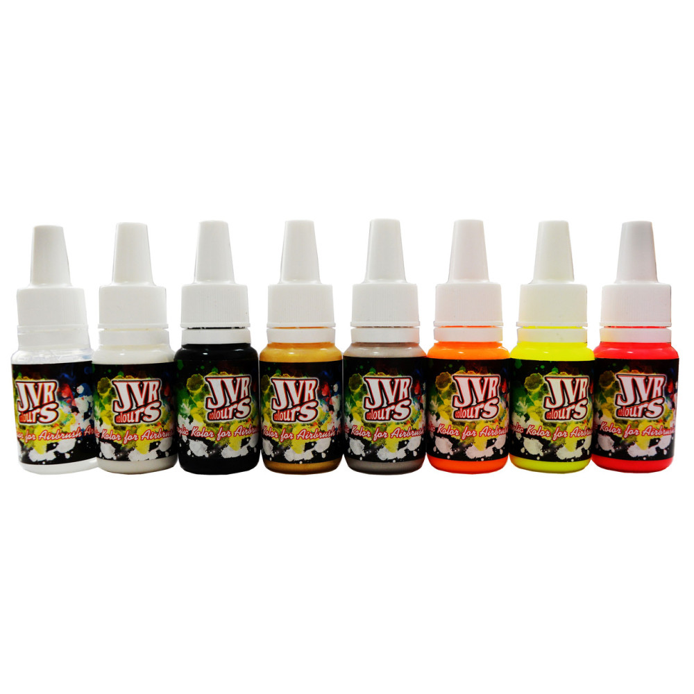 JVR Colors Fluo набір фарб для манікюру 696/10/7