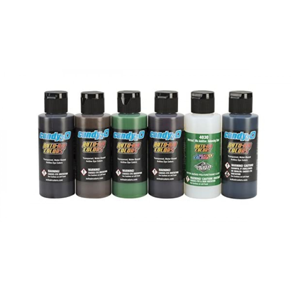 Кенді фарба Createx Candy2o Primary Set набор 4680-00, 60 мл