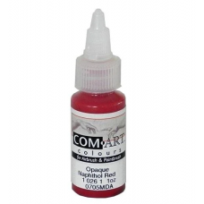 Фарба акрилова Com Art 10261 Opaque Naphtol Dark Red темна червона покривна, 28 мл 