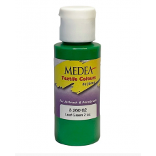 Фарба текстильна Medea 326002 Leaf Green, зелений лист, 60 мл 