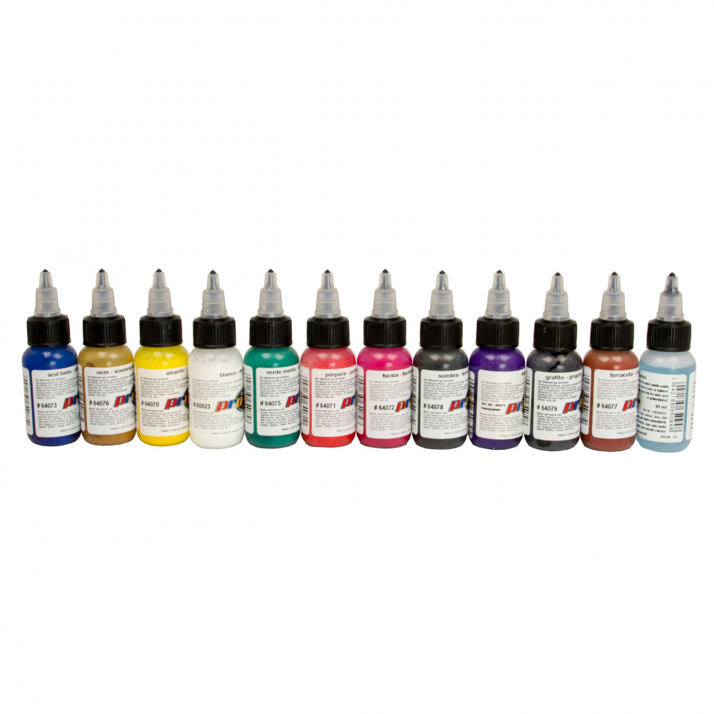 Набір прозорих фарб Pro-color 67020 transparent set