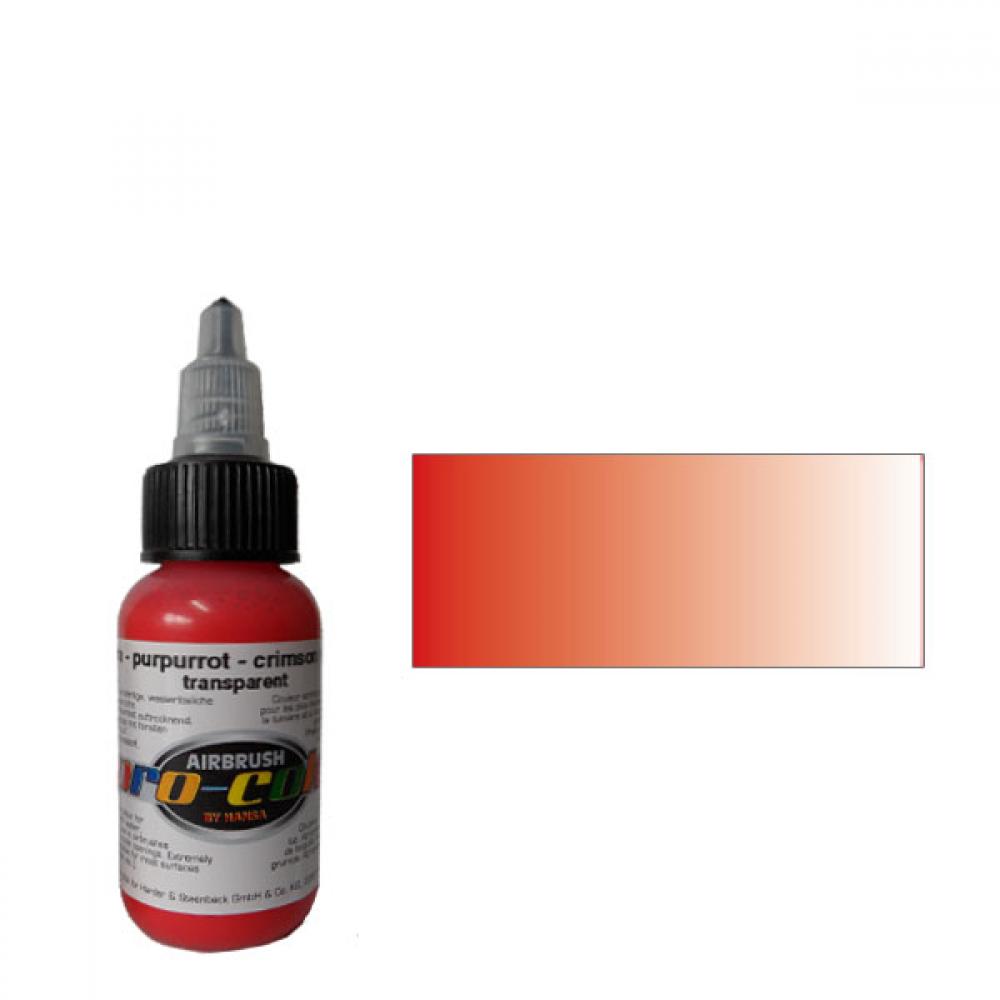 Pro-color 64071 transparent crimson red (малинова), 30мл